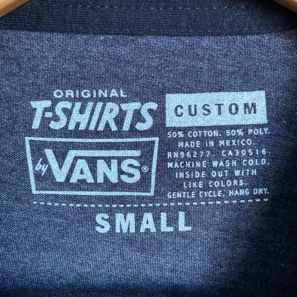 Vans Original T-Shirts Men's Gray "Cheat Death" Print Tee‎ Size Small - Picture 2 of 11